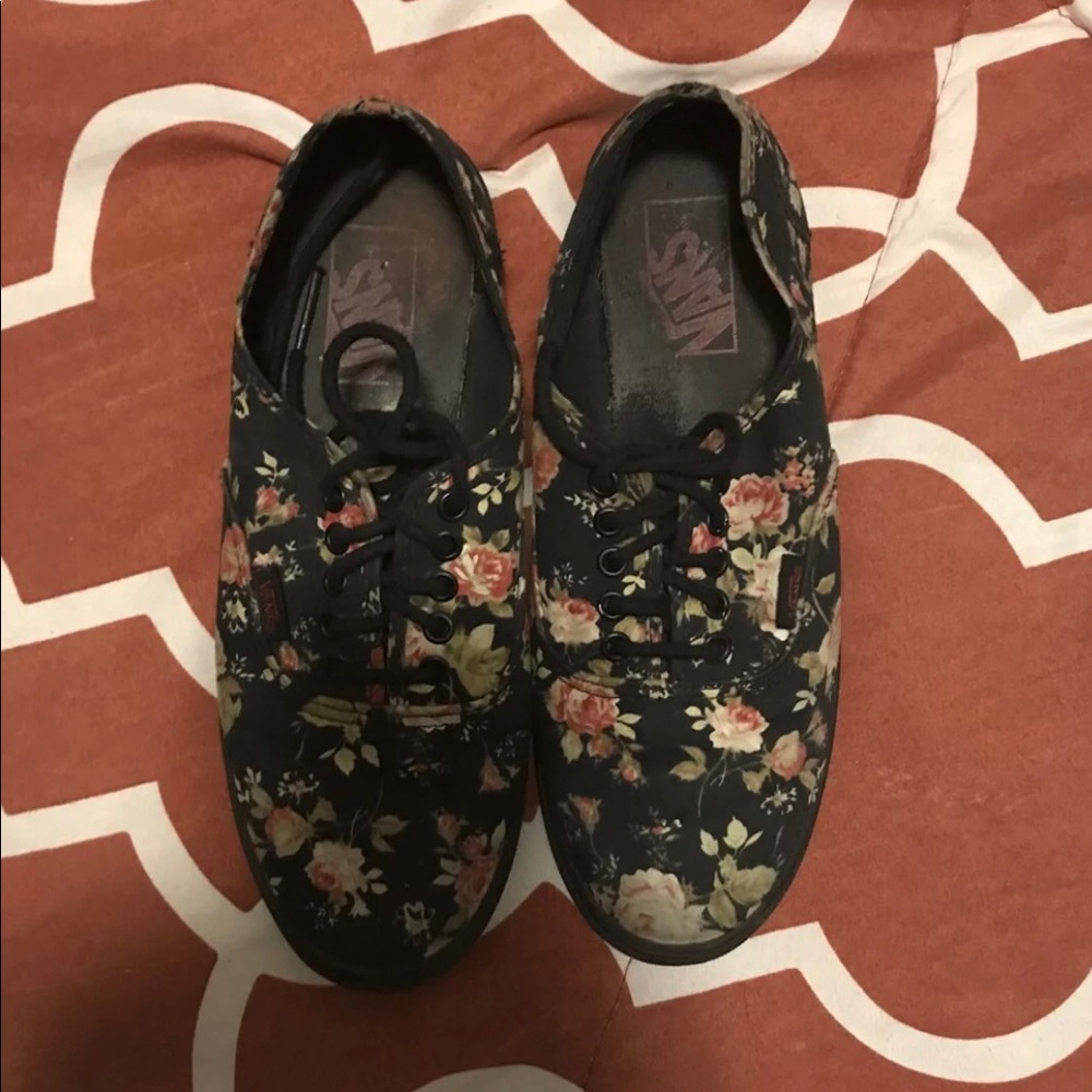 Floral Vans